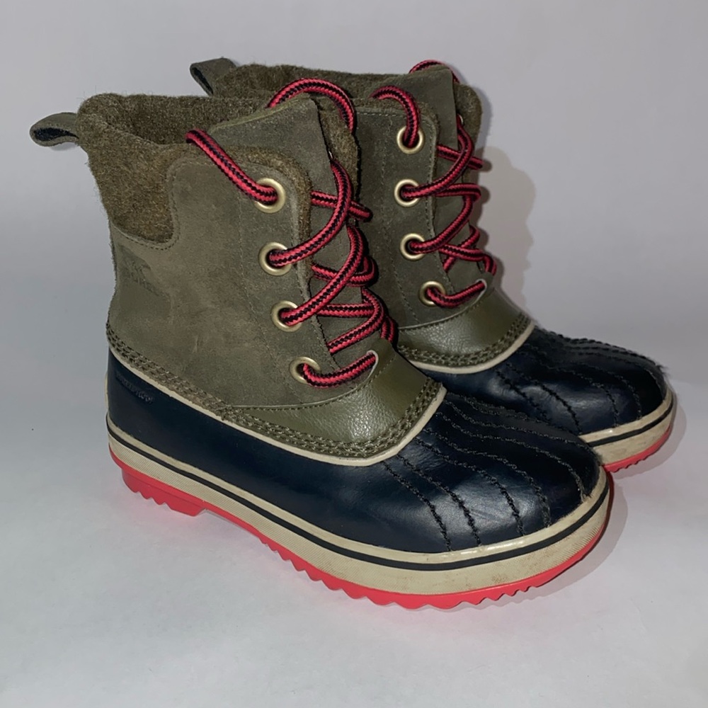 Sorrel wool upper insulation aged rubber boots, youth 1